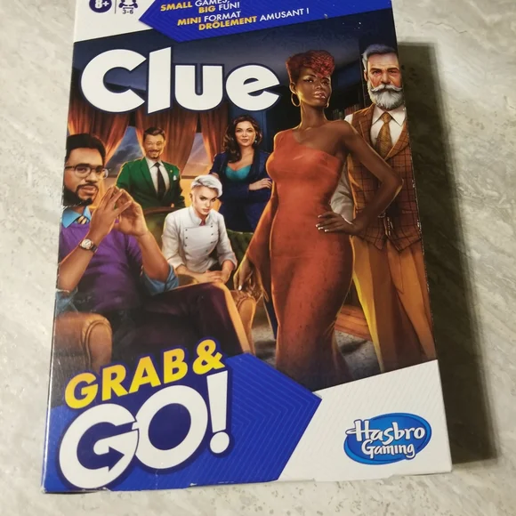 Clue Grab & Go Game Hasbro - Picture 1 of 3
